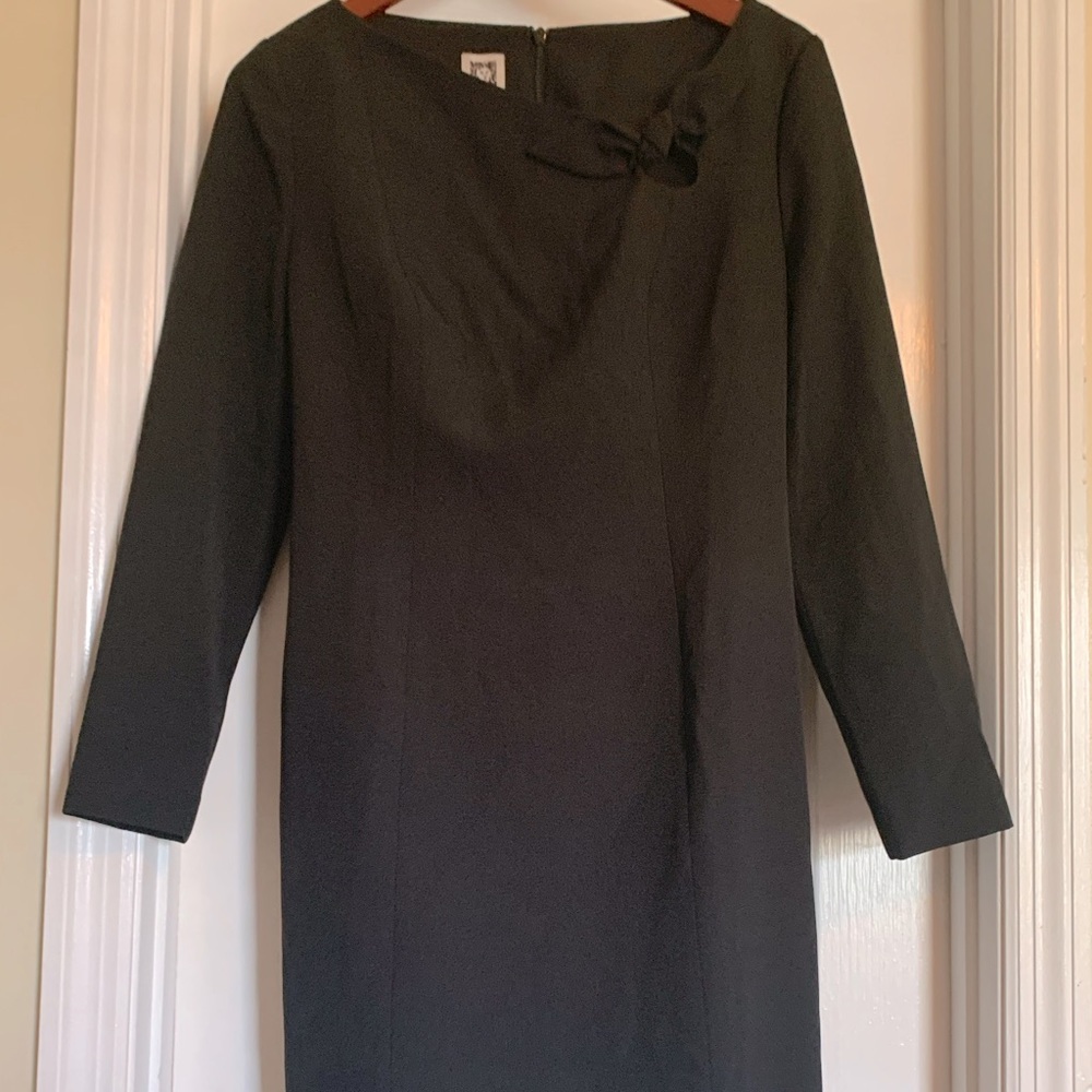Classic simple black dress by Anne Klein